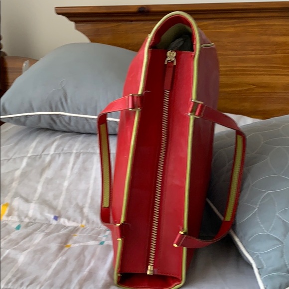 Kate Spade Vintage Leather Red Handbag - Picture 5 of 8